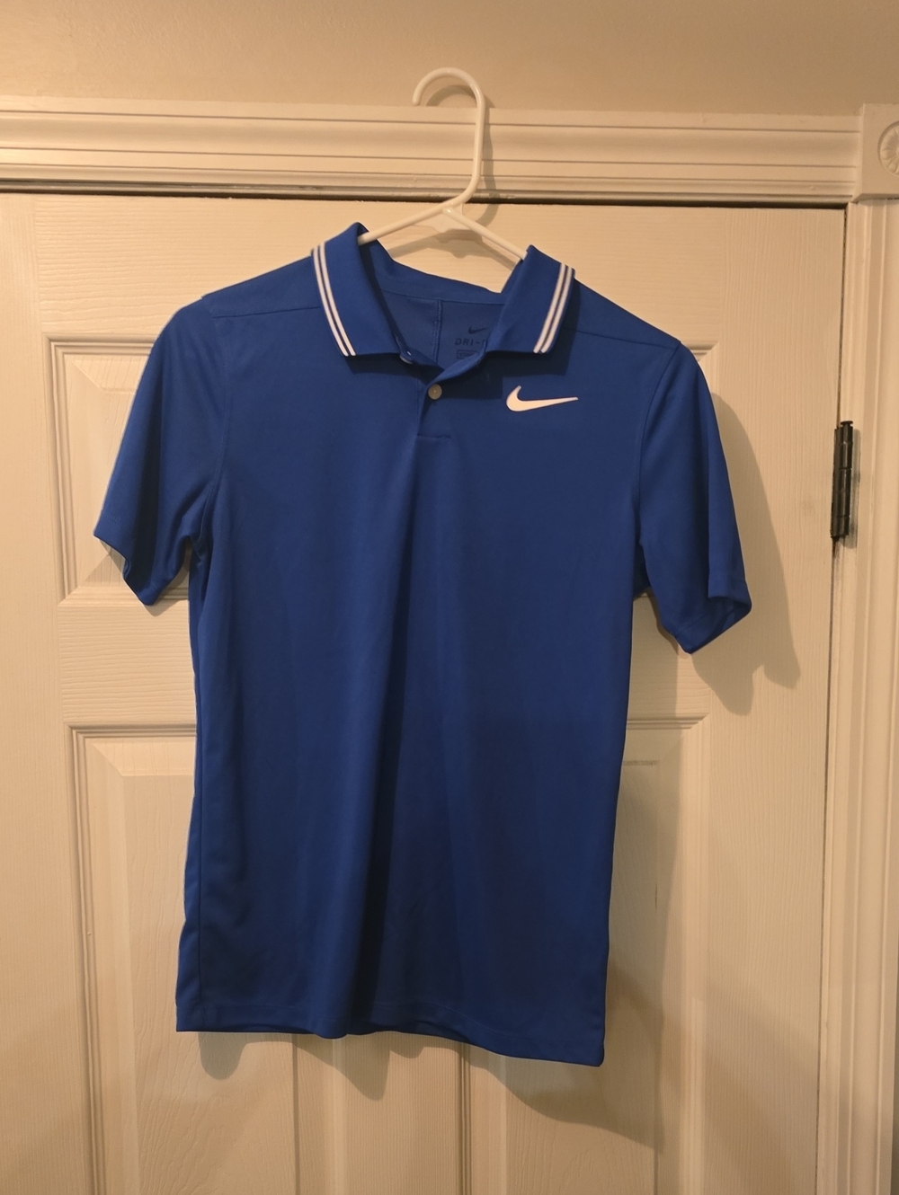 Nike Boy's Dri-FIT Blue Polo Shirt